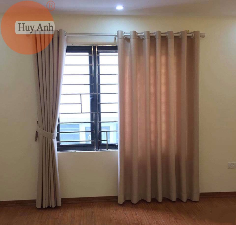 rèm vải cửa sổ chung cư đẹp